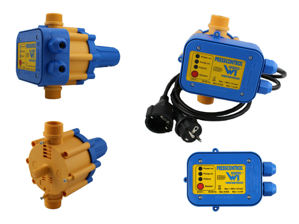 Control De Bomba Presscontrol, Presostato Electrónico Watertech