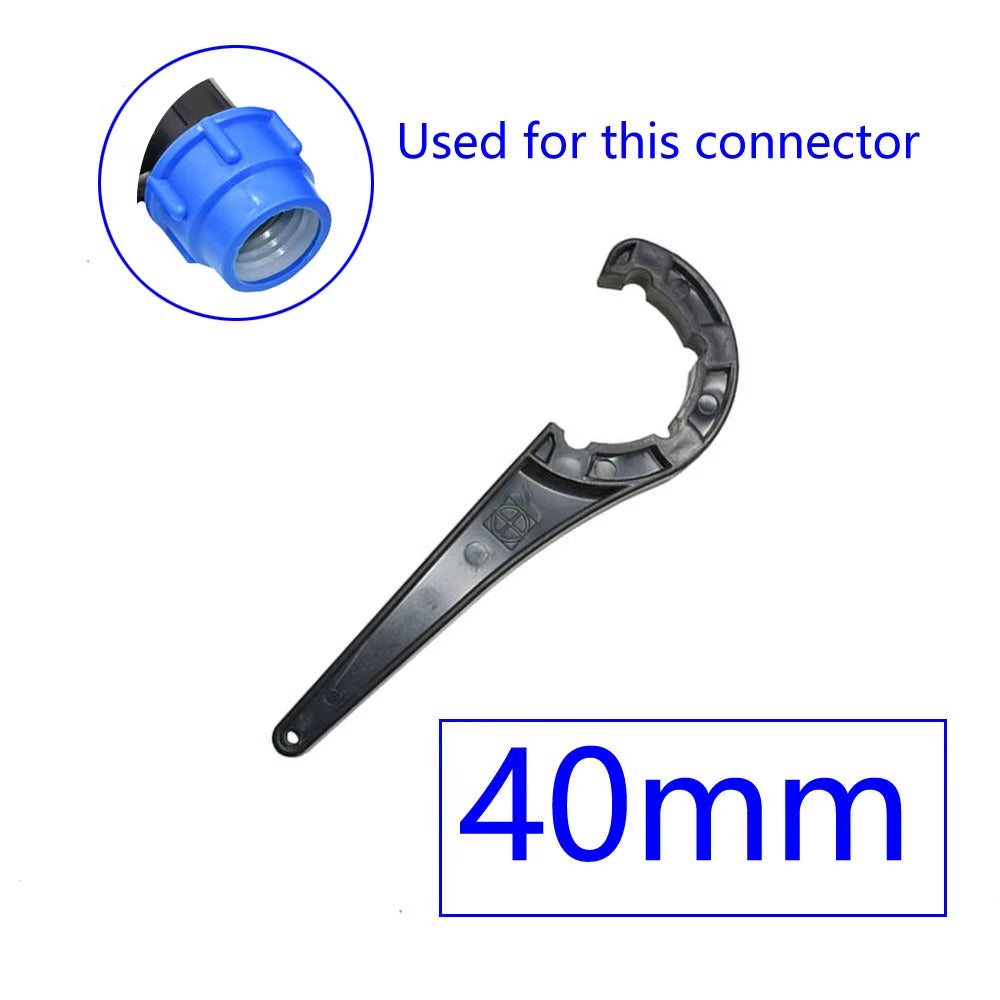 Plastic PE Pipe Quick Connector Adapter Wrench Tee Elbow Reducing Repair Joint Fittings 20Mm 25Mm 32Mm 40Mm 50Mm