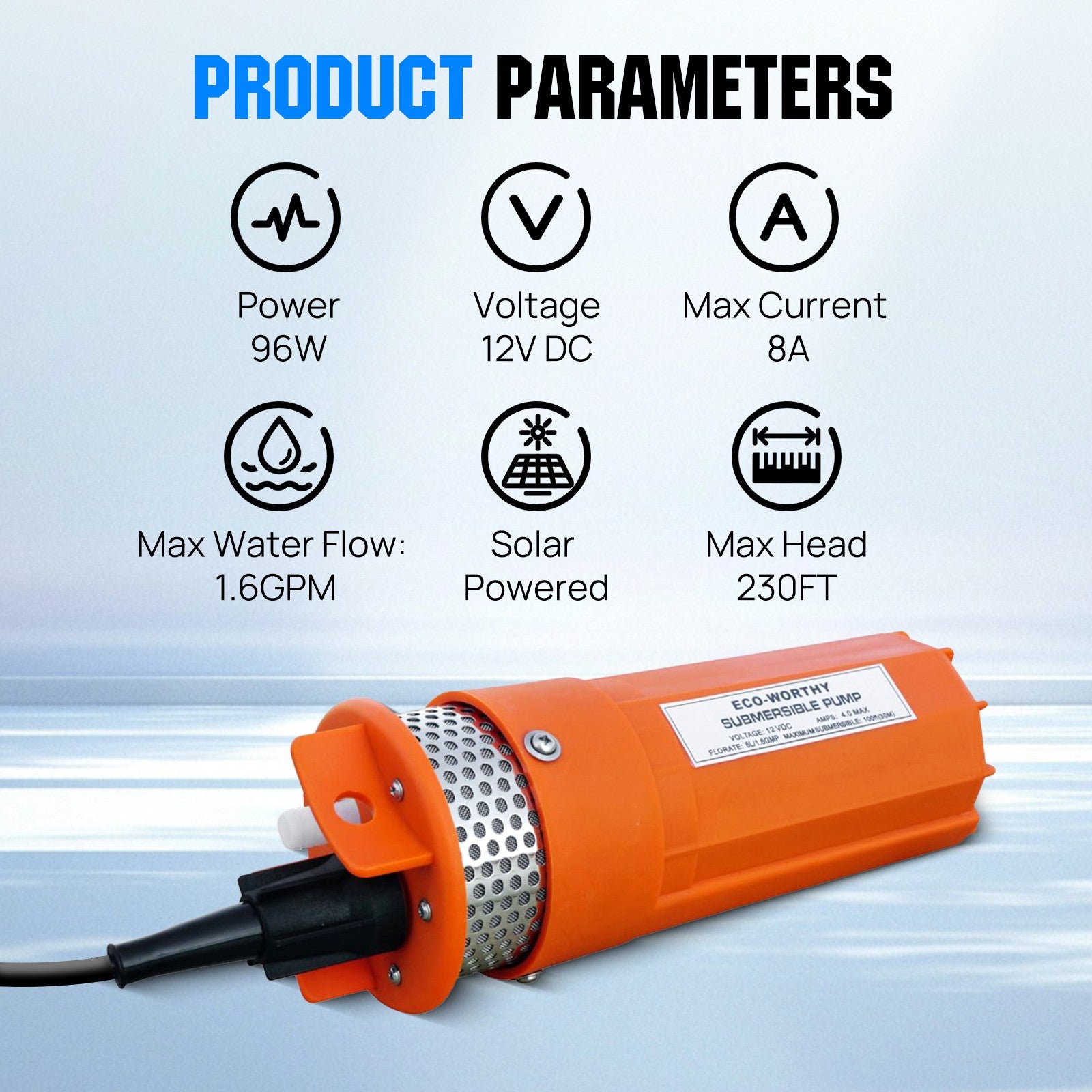 Kit Bomba De Agua Solar 12V Panel Solar Para Granja/Jardín Riego/Drenaje