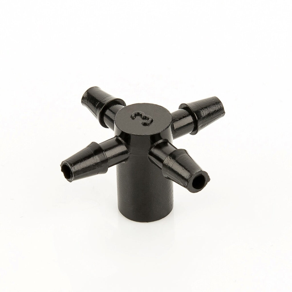 50X Emitter 4 Vías Distribuidor Acoplador Sistema De Riego Para 5 Mm Manguera