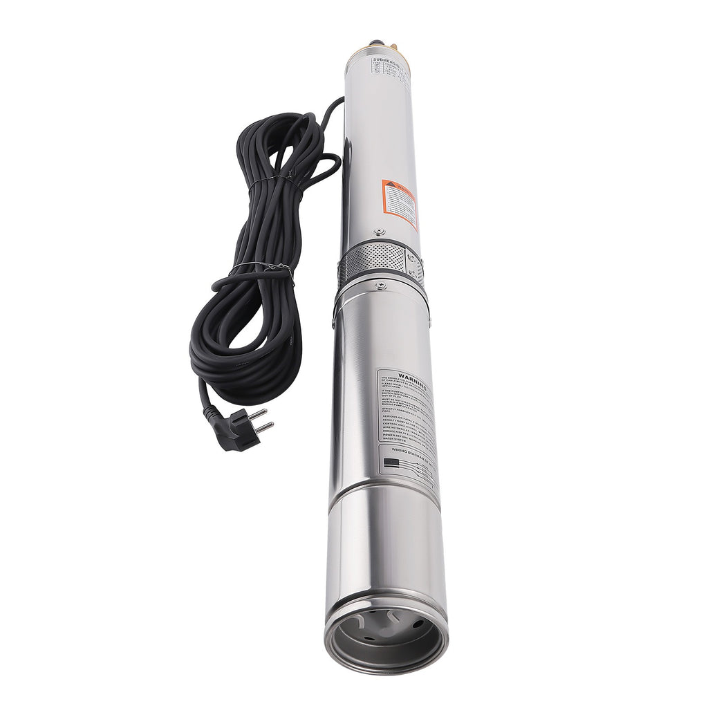 Bomba Agua Sumergible 1.1Kw 20M Cable for Riego Jardín Piscina 230V 50Hz