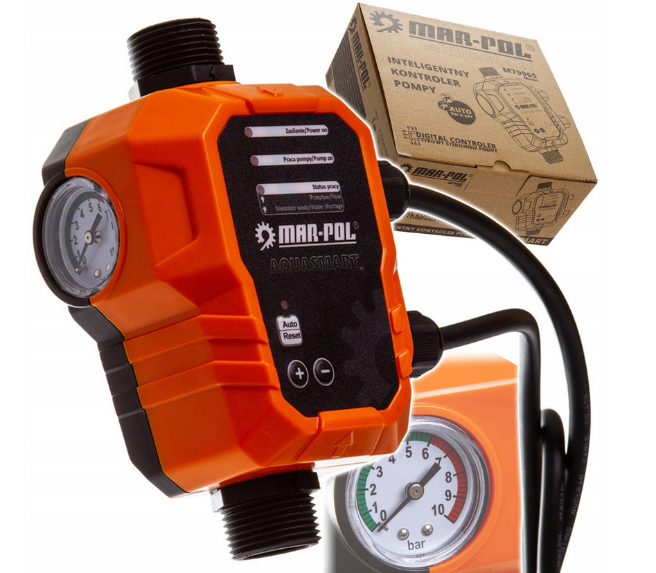 Automático Presostato Para Bomba Con Protección Contra Marcha En Seco 230V 10Bar