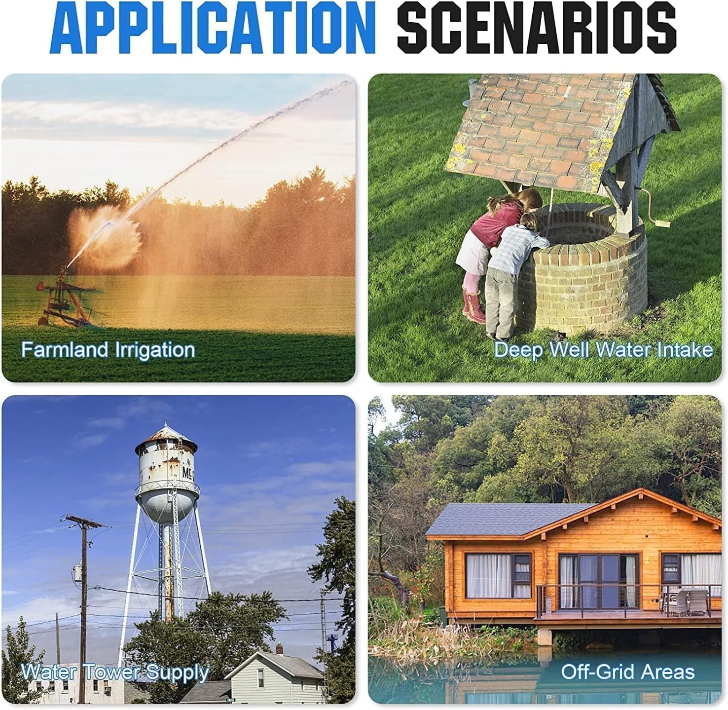 Kit Bomba De Agua Solar 12V Panel Solar Para Granja/Jardín Riego/Drenaje