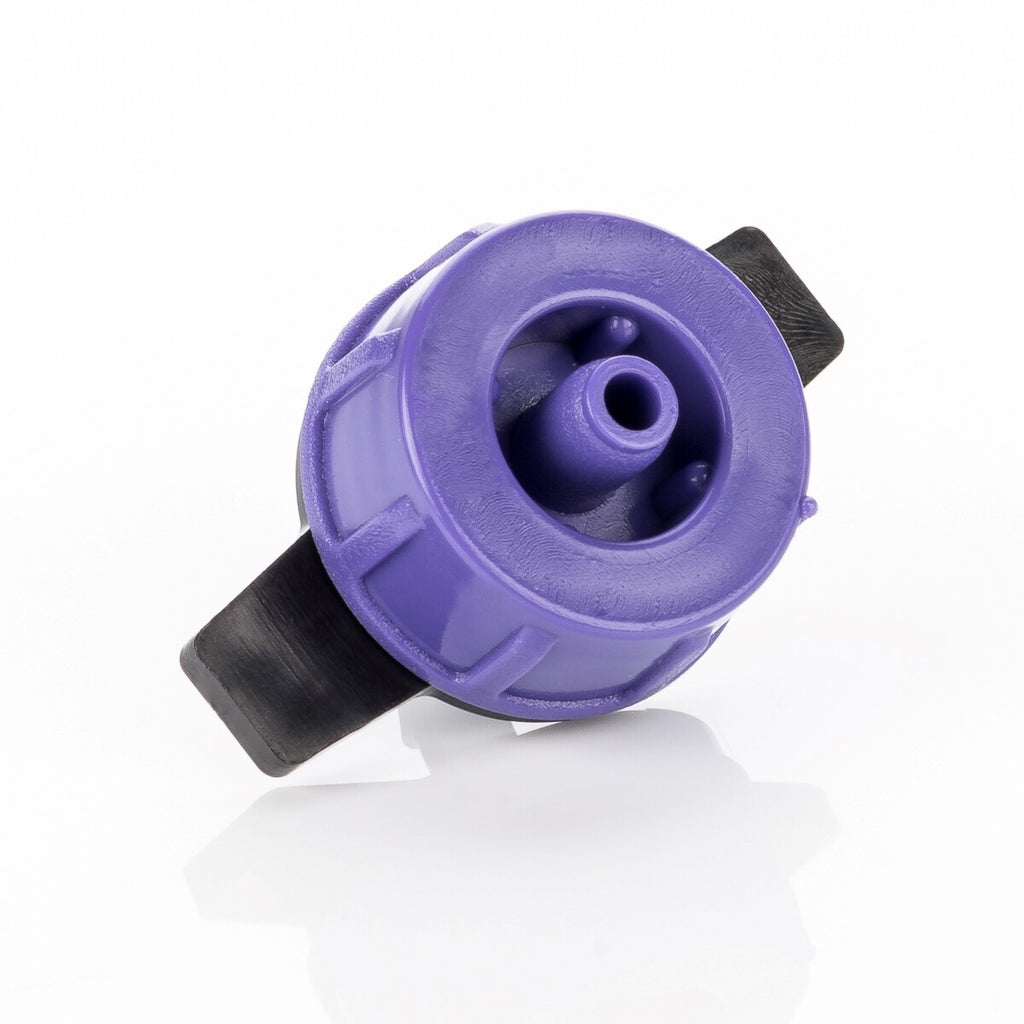 25X Micro Dripper Mini Goteador Jardín Riego Regulado De Presión Lila 12L/H