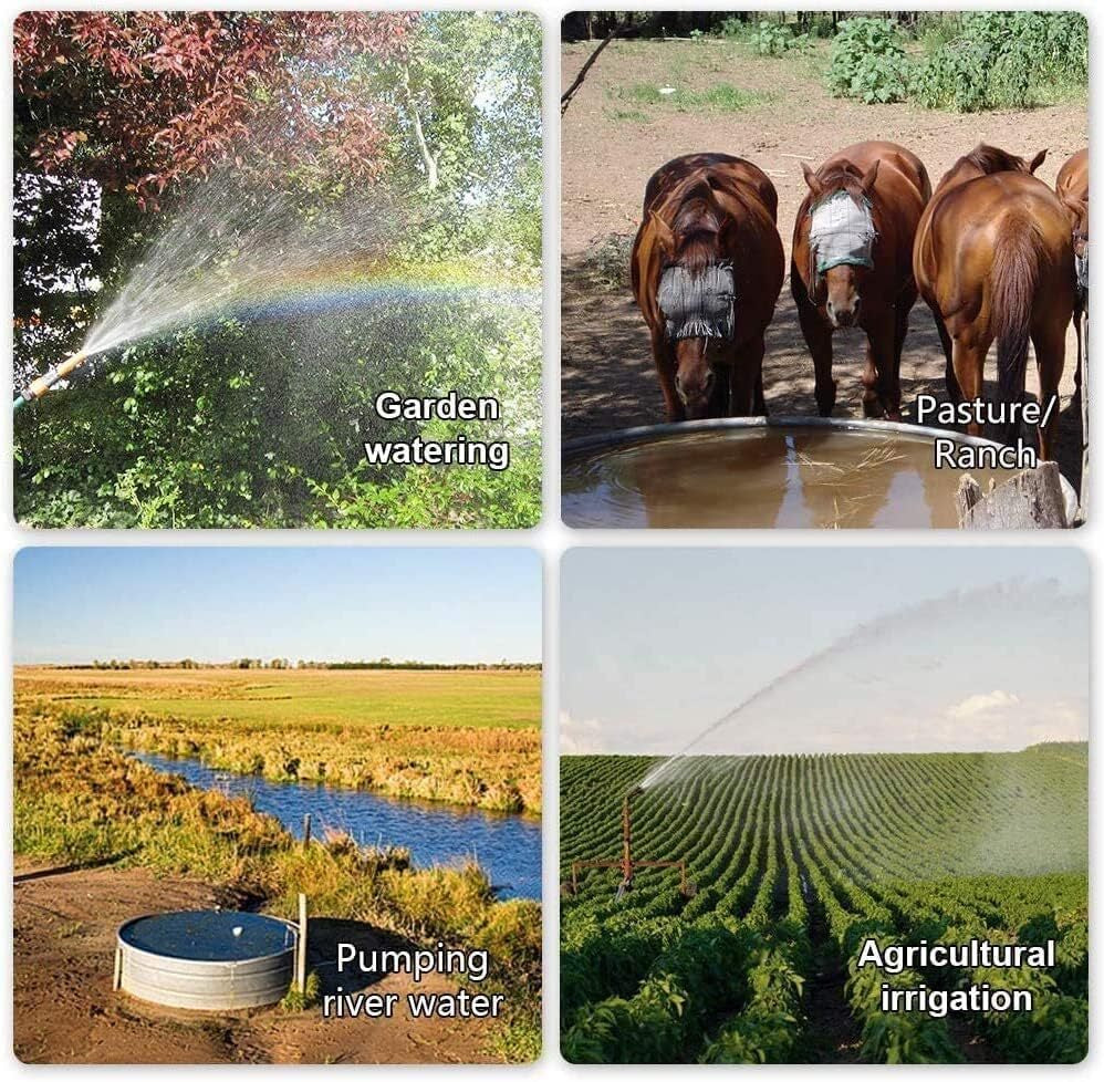 Kit Bomba De Agua Solar 12V Panel Solar Para Granja/Jardín Riego/Drenaje