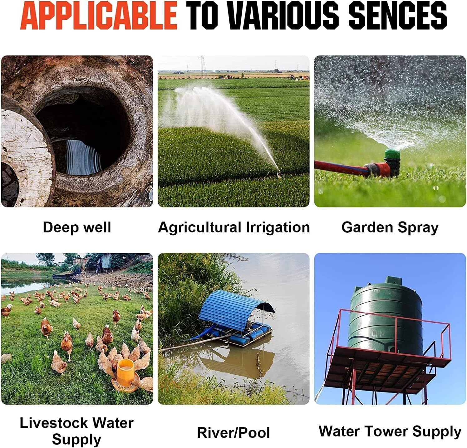 Kit Bomba De Agua Solar 12V Panel Solar Para Granja/Jardín Riego/Drenaje