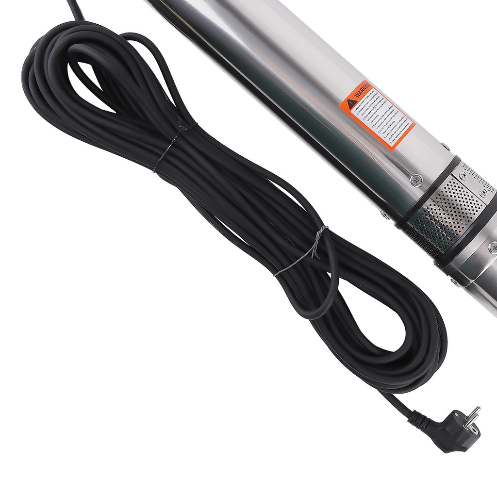 Bomba Agua Sumergible 1.1Kw 20M Cable for Riego Jardín Piscina 230V 50Hz