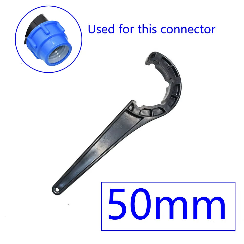 Plastic PE Pipe Quick Connector Adapter Wrench Tee Elbow Reducing Repair Joint Fittings 20Mm 25Mm 32Mm 40Mm 50Mm