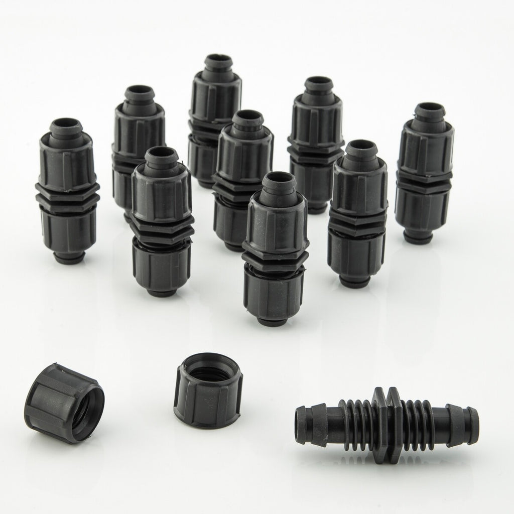 10X Conector Acoplamiento Manguera Reparación Sistema De Riego Tubo 17X17