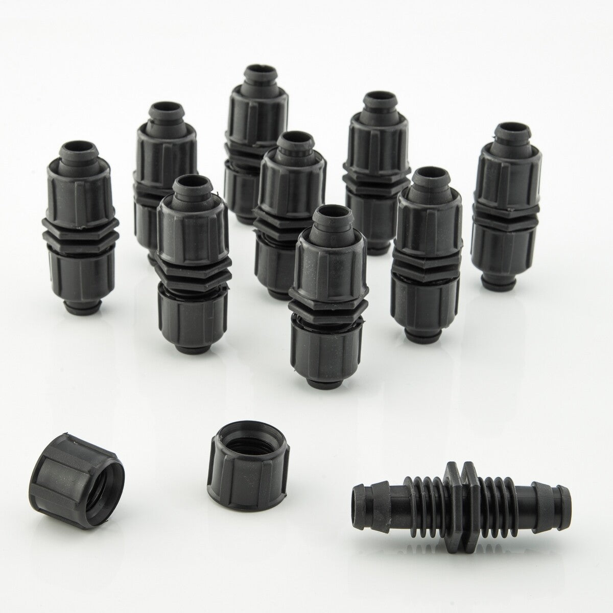 10X Conector Acoplamiento Manguera Reparación Sistema De Riego Tubo 17X17