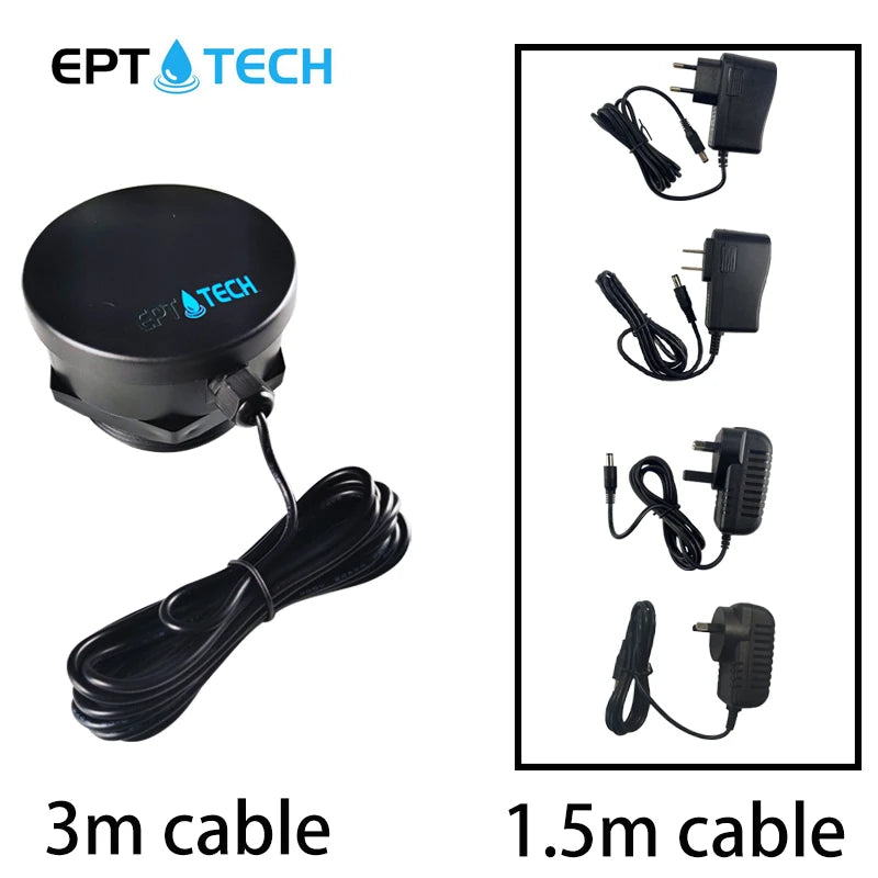 Tank Level Monitor Mobile Tuya Smart Life APP Wifi Ultrasonic Liquid Level Sensor Indoor Household Alarm