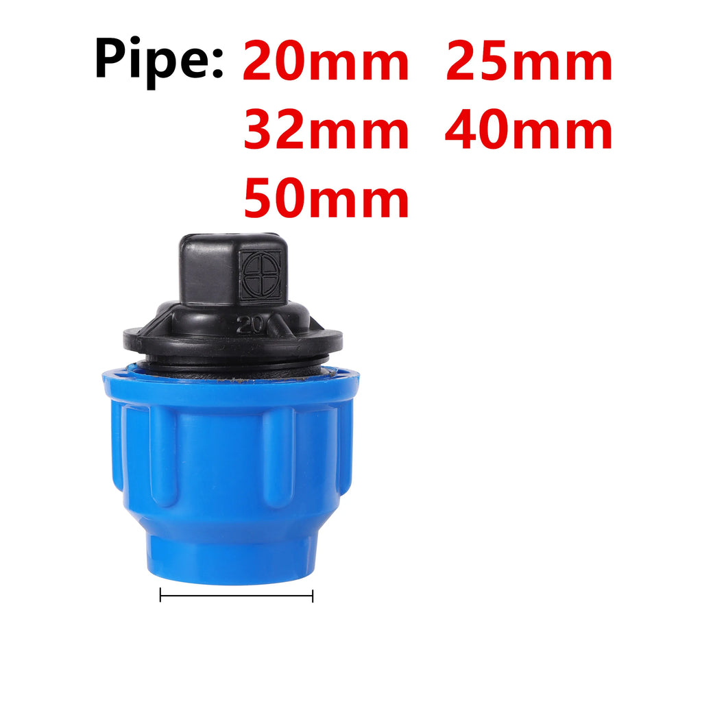 20/25/32/40/50Mm PVC PE Tube Tap Water Splitter Plastic Quick Valve Connector Garden Agriculture Irrigation Water Pipe Fittings