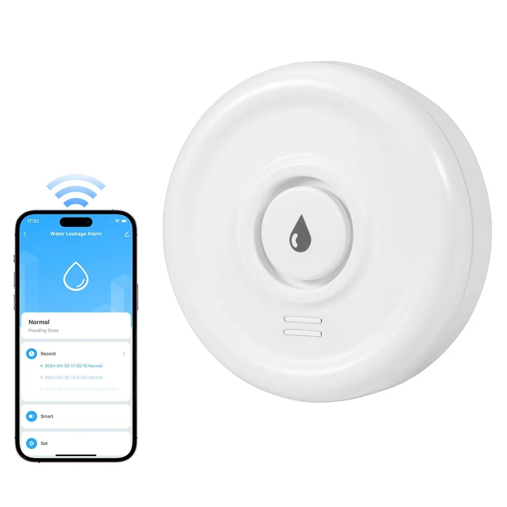 Water Leakage Detector Smart Home Alarm Tuya Smart Water Level Sensor Home Alarm System Water Leak Security Alarm System
