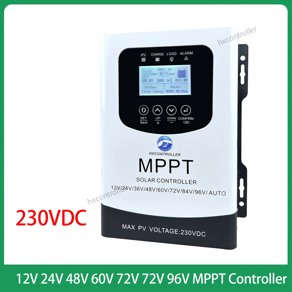 230VDC MPPT 40A 60A 80A Solar Panel Charge Controller PV System Charging Regulator Support WIFI for 12V to 96V Lifepo4 Battery