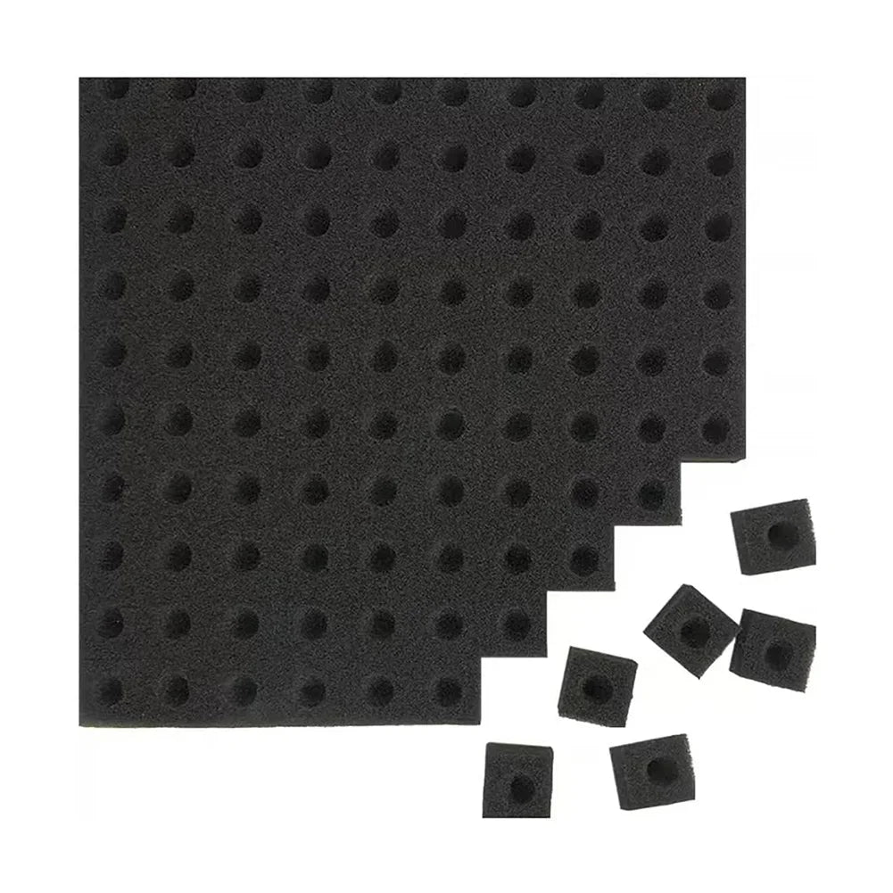 300Pcnew Seedling Sponge Soilless Hydroponic Cloning Garden Seedlings Plant Square Growth Hydroponics Cube Foam Sponge Potstrays