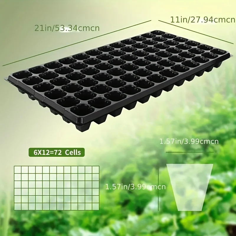10, Nursery Tray, Greenhouse Germination and Growth Tray, Courtyard, Lawn, Gardening, Planting Nursery, Agricultural Plant Germi