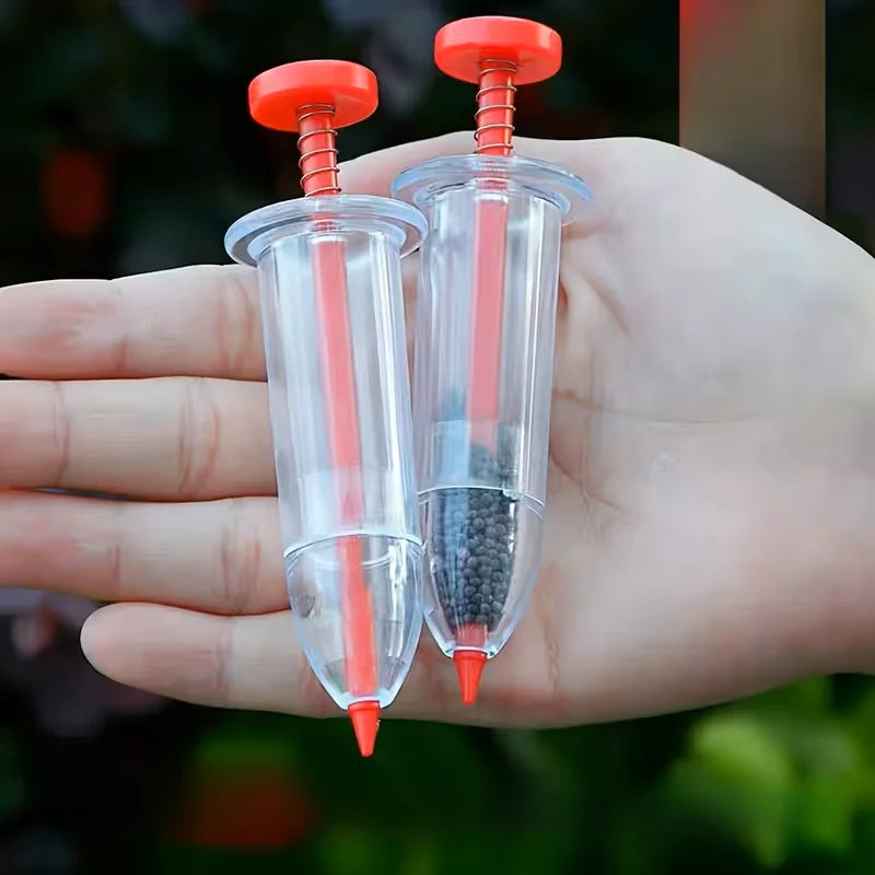 Portable Seed Dispenser-Easy-To-Use Manual Seeder for All Seeds, Ideal Garden and Lawn Care Tools, Seed on Demand Disperser