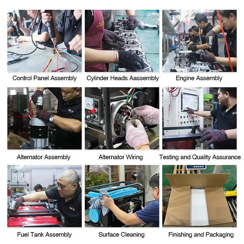 3Kw 3Kva Air-Cooled Gasoline Household Benzin Electric Generator 3000W-Single Phase