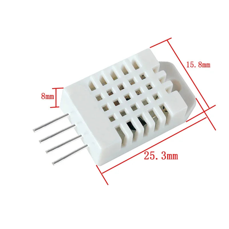 DHT22 AM2302 DHT11/DHT12 AM2320 Digital Temperature Humidity Sensor Module Board for Arduino Ultra-Low Power High Precision 4Pin