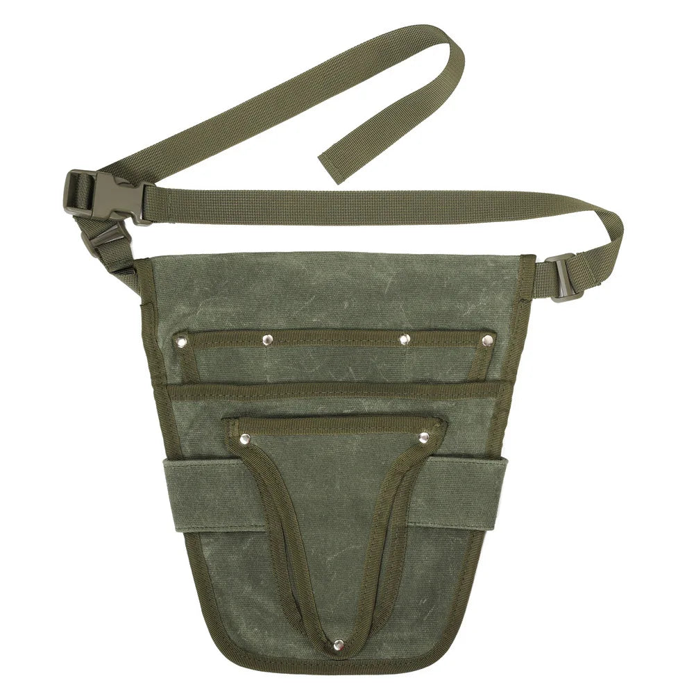 Handy Garden Tool Belt with Multiple Pocket Heavy Duty Tool Belt Pouch Outdoor Gardening Tool Waist Belt for Women Men Gardeners