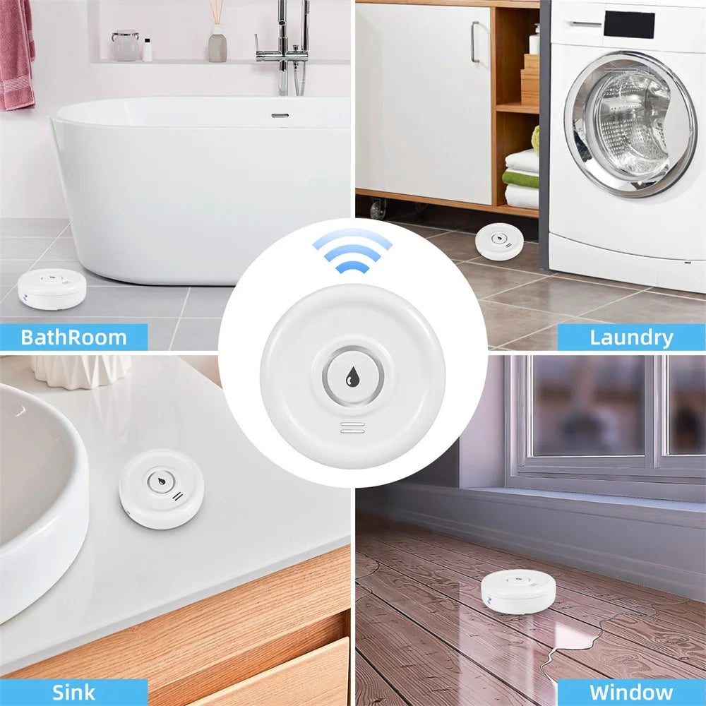 Water Leakage Detector Smart Home Alarm Tuya Smart Water Level Sensor Home Alarm System Water Leak Security Alarm System