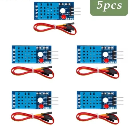 DHT22 AM2302 DHT11/DHT12 AM2320 Digital Temperature Humidity Sensor Module Board for Arduino Ultra-Low Power High Precision 4Pin