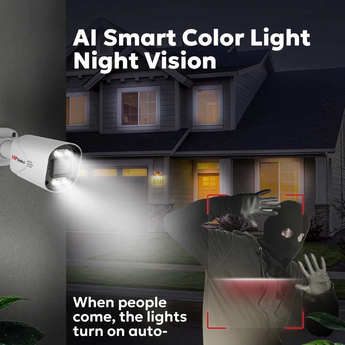 8MP 5MP POE Outdoor Security Camera System Home CCTV Kit Video Surveillance Kit 4Ch Nvr Audio Outdoor IP Camera