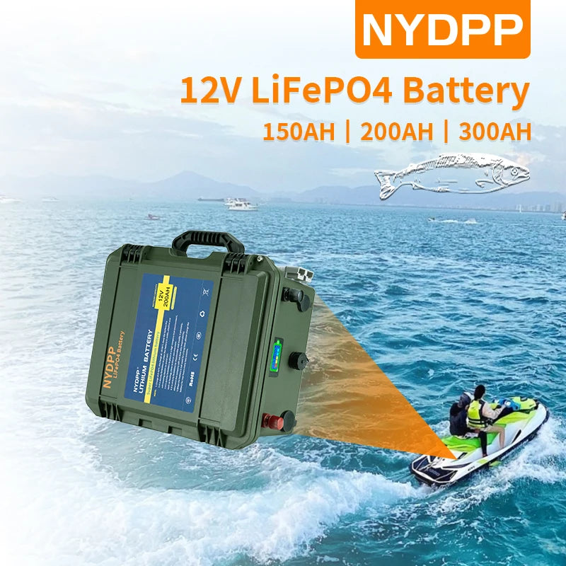 12V 150AH 200AH 300AH Lifepo4 Battery 12V Lifepo4 Battery 150Ah 200Ah 300Ah 12V Lithium Iron Phosphate Battery for Motor