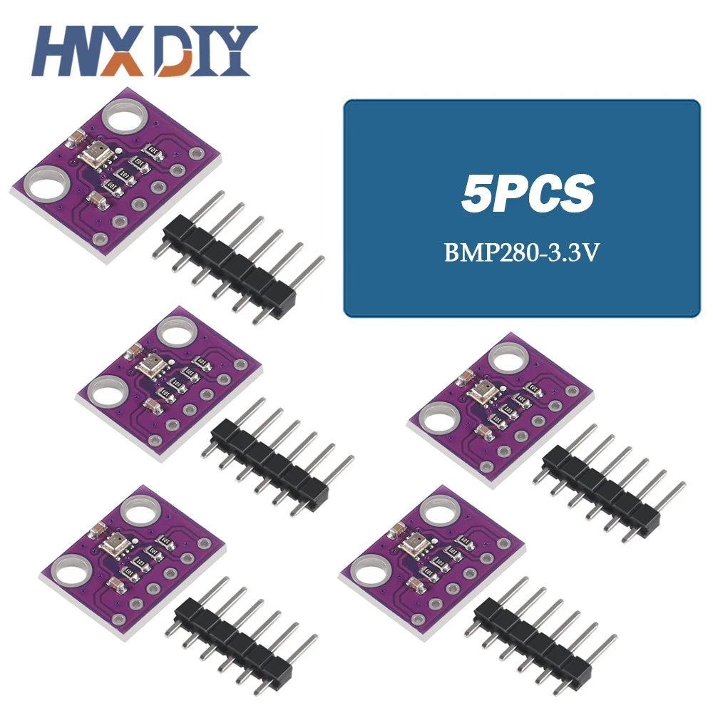 1-10Pcs BME280 BMP280 5V 3.3V Digital Sensor Temperature Humidity Barometric Pressure Module I2C SPI for Arduino