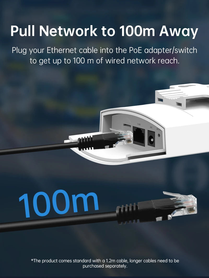 PLERY 300Mbps 4G Outdoor Router Insert a Sim Wifi6 16 User Wifi Signal Router Wifi Wireless Extender Amplifier Plug and Play