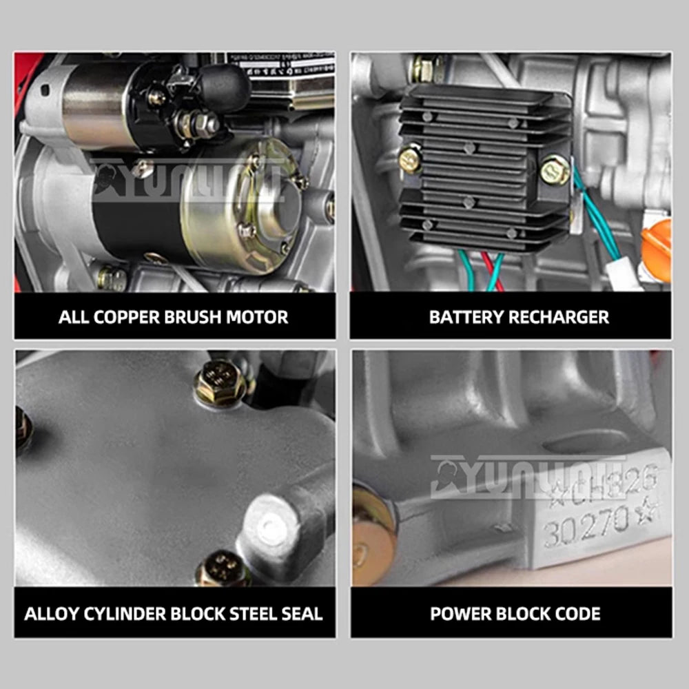 5.5Kw Diesel Generator Single-Phase 220V Three-Phase 380V Household Power Outage Self Starting Electric Generator 12L