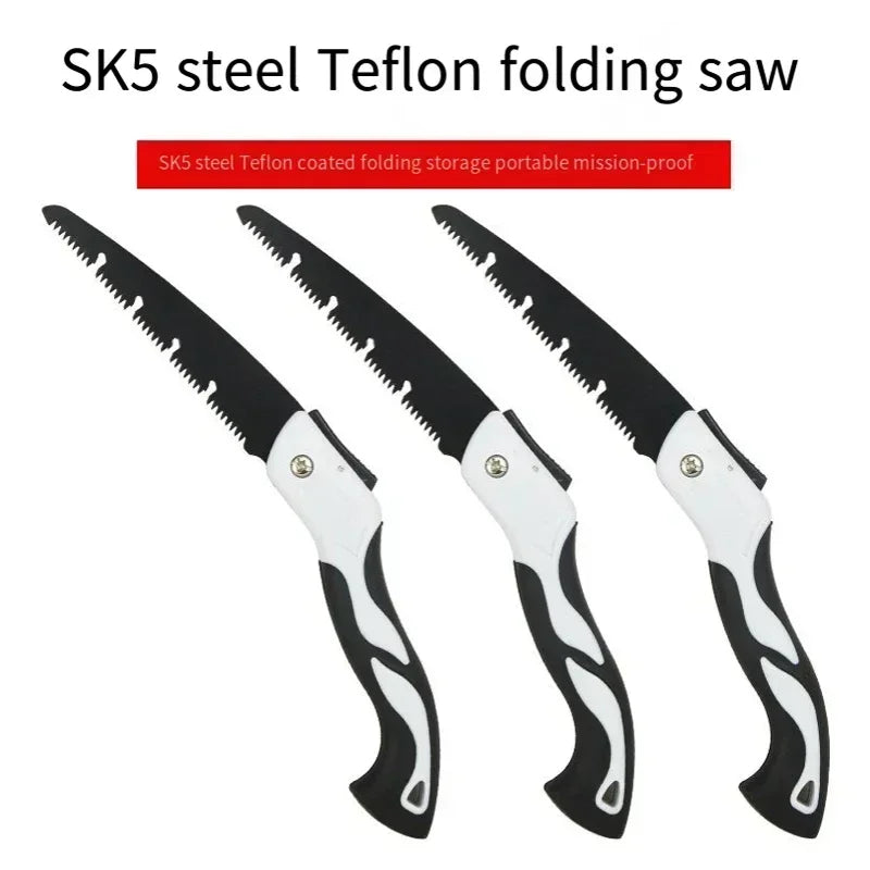 Folding Saw Woodworking Saw Hand Manual Saw Multifunction Household Saw Anti-Slip Grip for Tree Pruning Outdoor Logging Sawing