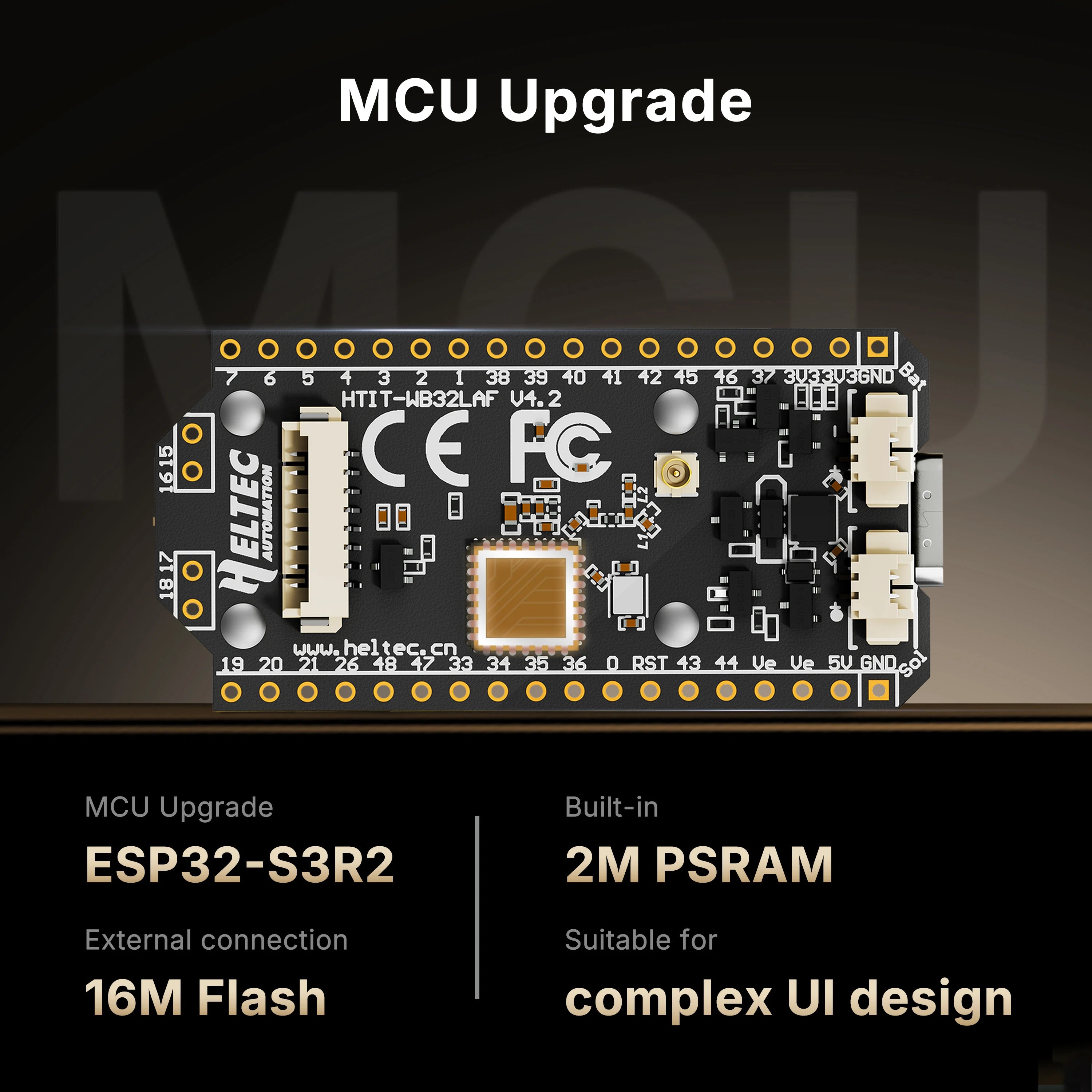 Heltec Wifi Lora 32 V4 Dev-Board with OLED Display 28Dbm High Power ESP32-S3 SX1262 Chip for Meshtastic Iot Devices Arduino 2Pcs