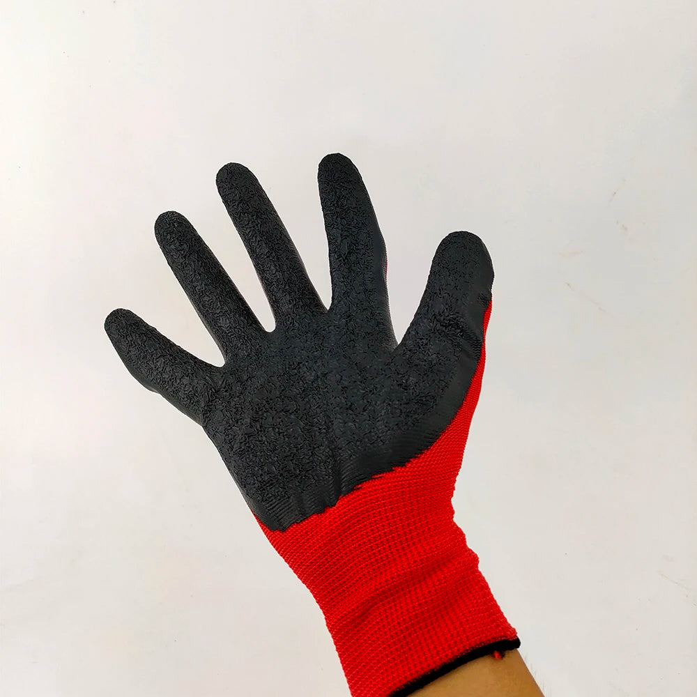 6 Pairs Work Gloves Resistant anti Slip Professional Working Protective Gloves Men Women Gardening Construction Mechanic Factory