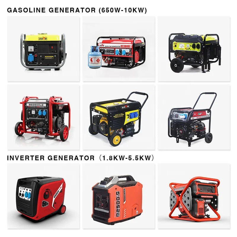 3Kw 3Kva Air-Cooled Gasoline Household Benzin Electric Generator 3000W-Single Phase
