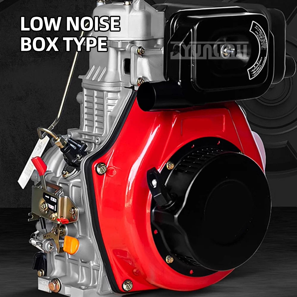 5.5Kw Diesel Generator Single-Phase 220V Three-Phase 380V Household Power Outage Self Starting Electric Generator 12L