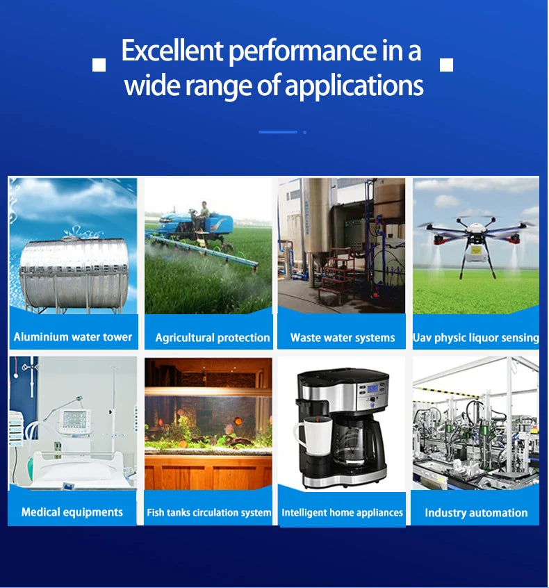 XKC-Y26 Arduino Compatible Sensor,Non-Contact Liquid Water Level Switch for Flat Tanks and Pipes(Od 12Mm+)