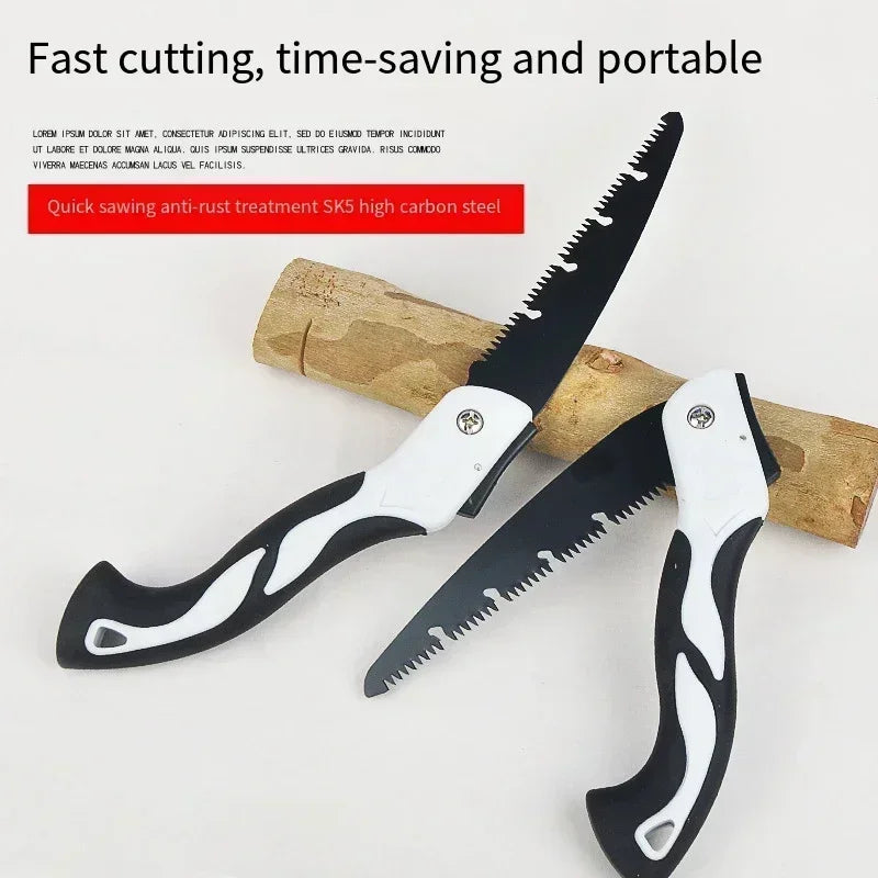 Folding Saw Woodworking Saw Hand Manual Saw Multifunction Household Saw Anti-Slip Grip for Tree Pruning Outdoor Logging Sawing