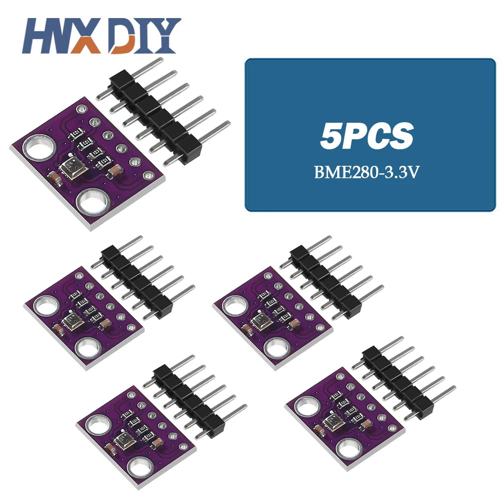 1-10Pcs BME280 BMP280 5V 3.3V Digital Sensor Temperature Humidity Barometric Pressure Module I2C SPI for Arduino