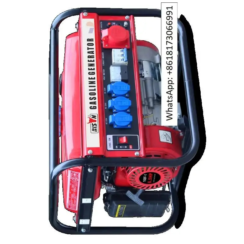 3Kw 3Kva Air-Cooled Gasoline Household Benzin Electric Generator 3000W-Single Phase