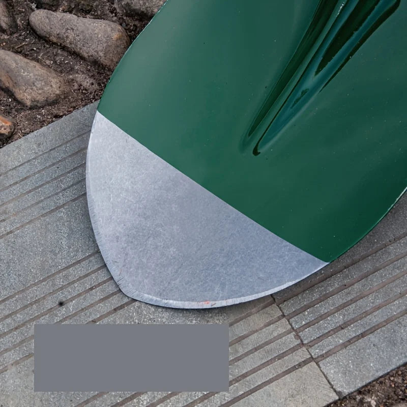 Military-Style Manganese Steel Large Shovel, without Wooden Handle, Multi-Functional Construction Worker'S Shovel, Garden Tool