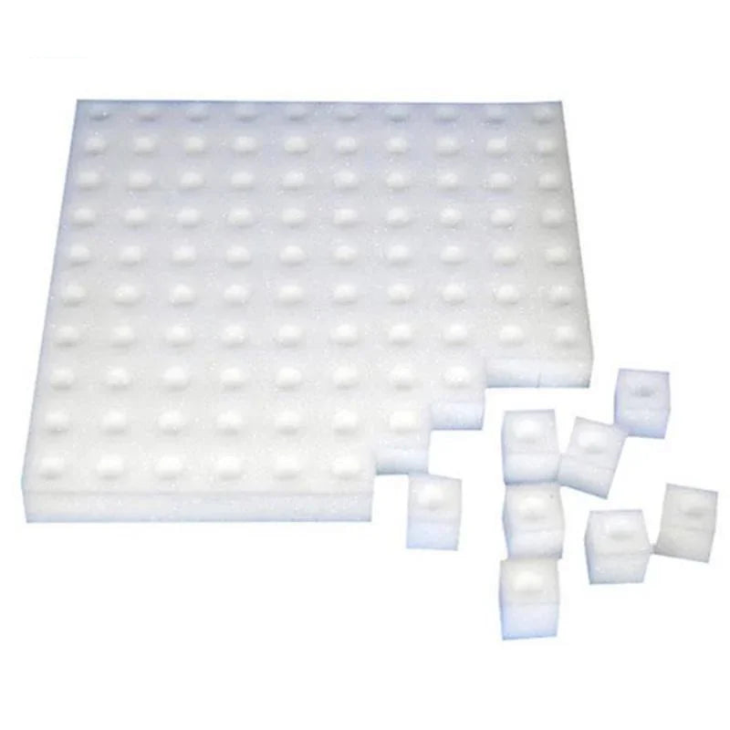 300Pcnew Seedling Sponge Soilless Hydroponic Cloning Garden Seedlings Plant Square Growth Hydroponics Cube Foam Sponge Potstrays