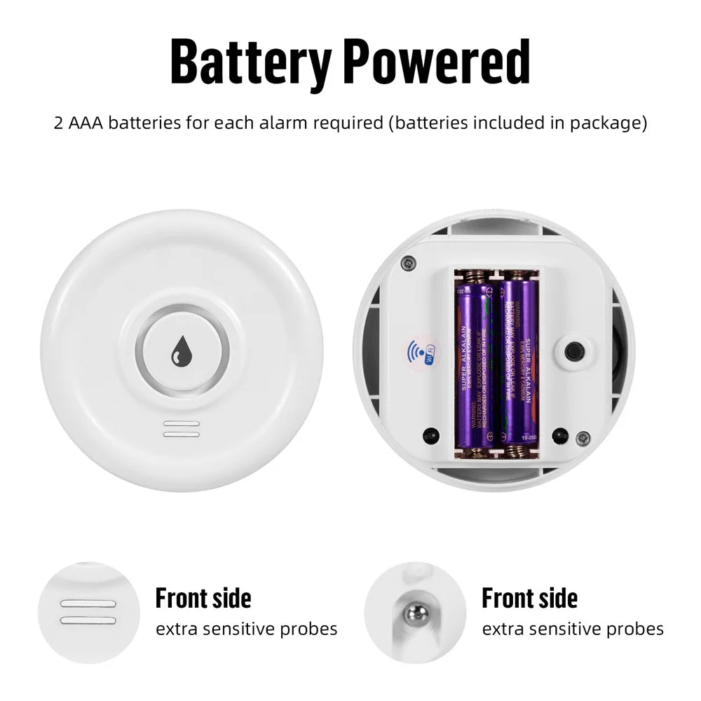 Water Leakage Detector Smart Home Alarm Tuya Smart Water Level Sensor Home Alarm System Water Leak Security Alarm System