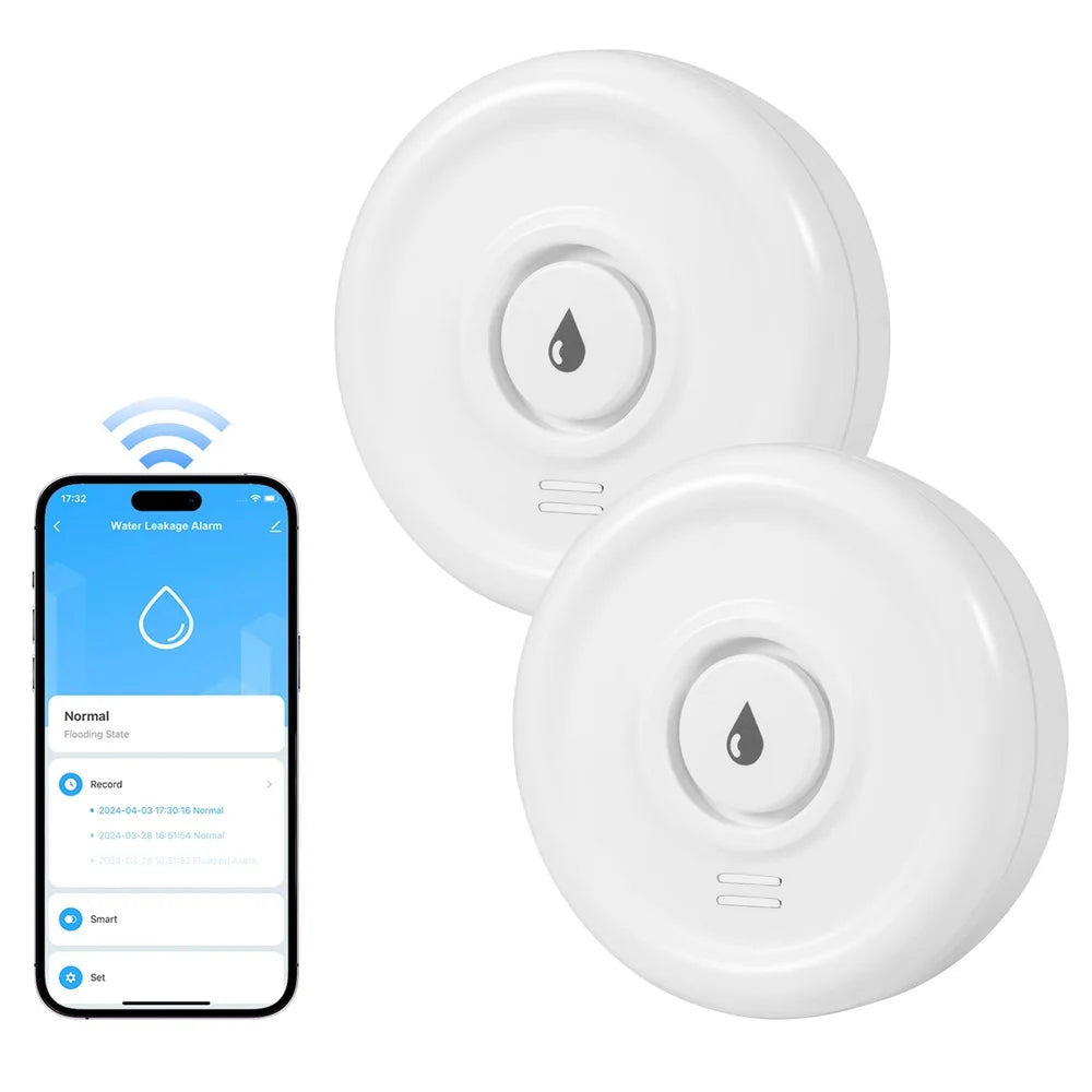 Water Leakage Detector Smart Home Alarm Tuya Smart Water Level Sensor Home Alarm System Water Leak Security Alarm System