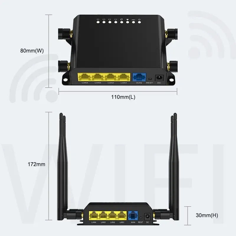 WE826 300Mbps 3G 4G Router Wifi 4G Cat6 NL678-E Modem Sim Card Slot OS 4*LAN Roteador Access Point for Russia EU
