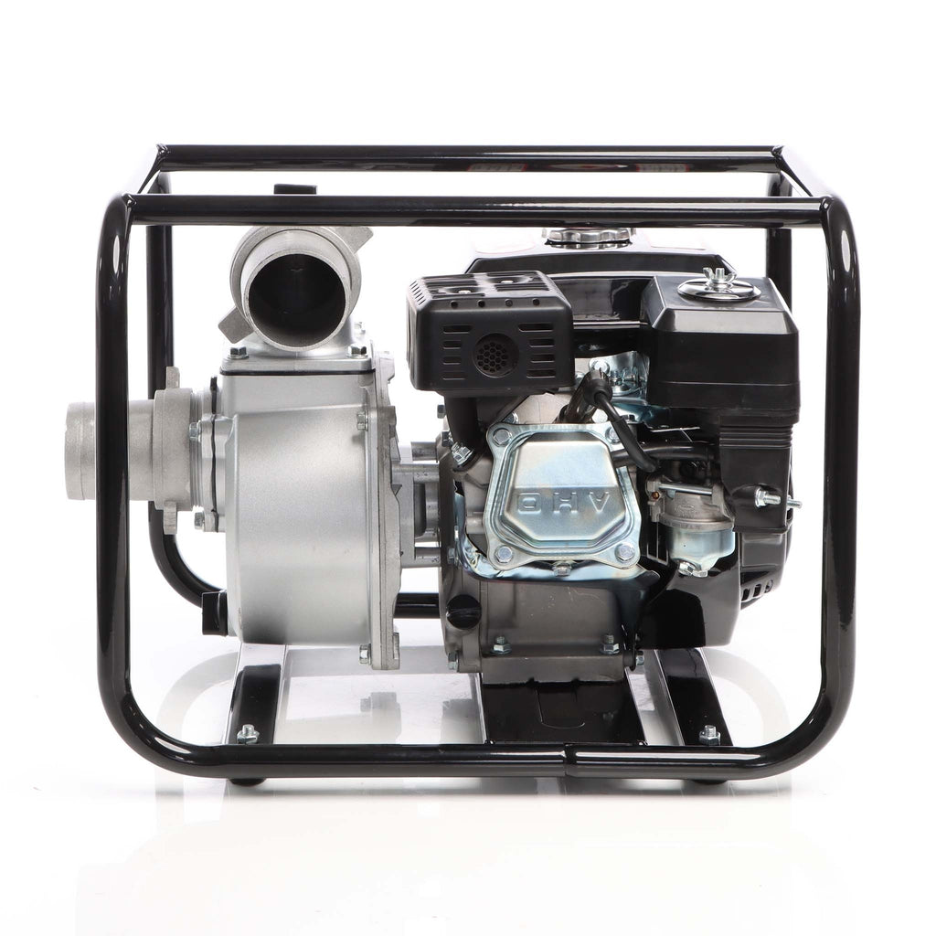 Wiltec Pompe D’Essence Eaux Usées Pompe À Eau 4Kw 48M³/H Pompe Jardin À Moteur