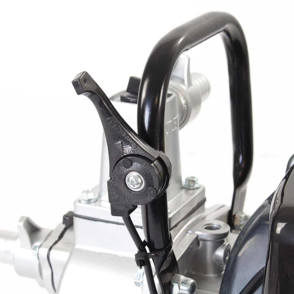 Wiltec Pompa Dell'Acqua a Benzina 1Kw 6.500 Rpm Pompa Da Giardino 8.000L/H