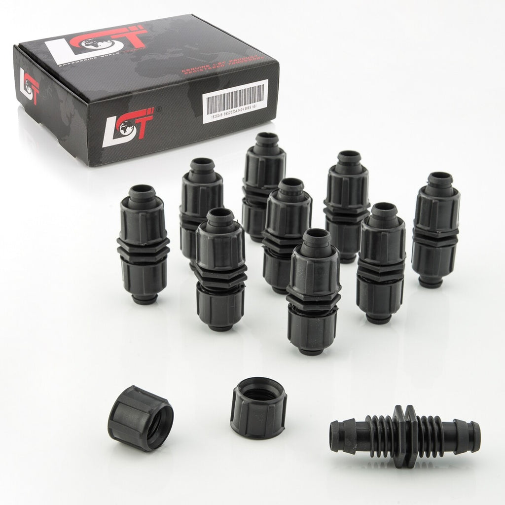 10X Conector Acoplamiento Manguera Reparación Sistema De Riego Tubo 17X17