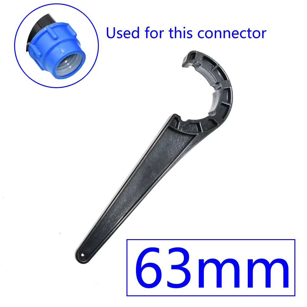 Plastic PE Pipe Quick Connector Adapter Wrench Tee Elbow Reducing Repair Joint Fittings 20Mm 25Mm 32Mm 40Mm 50Mm