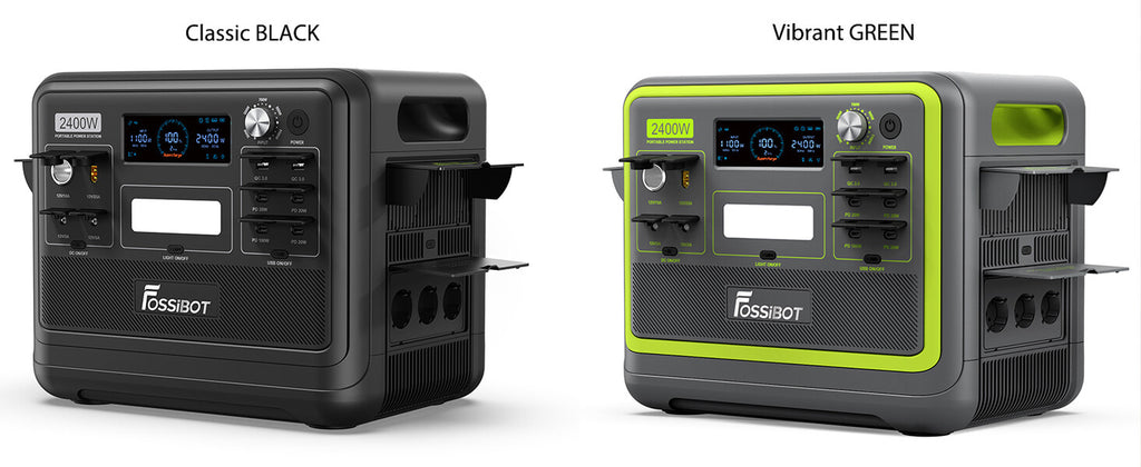 Fossibot Portátil Reino Unido-Powerstation F2400 2048Wh 2400W 4800Wpeak Generador Solar BT